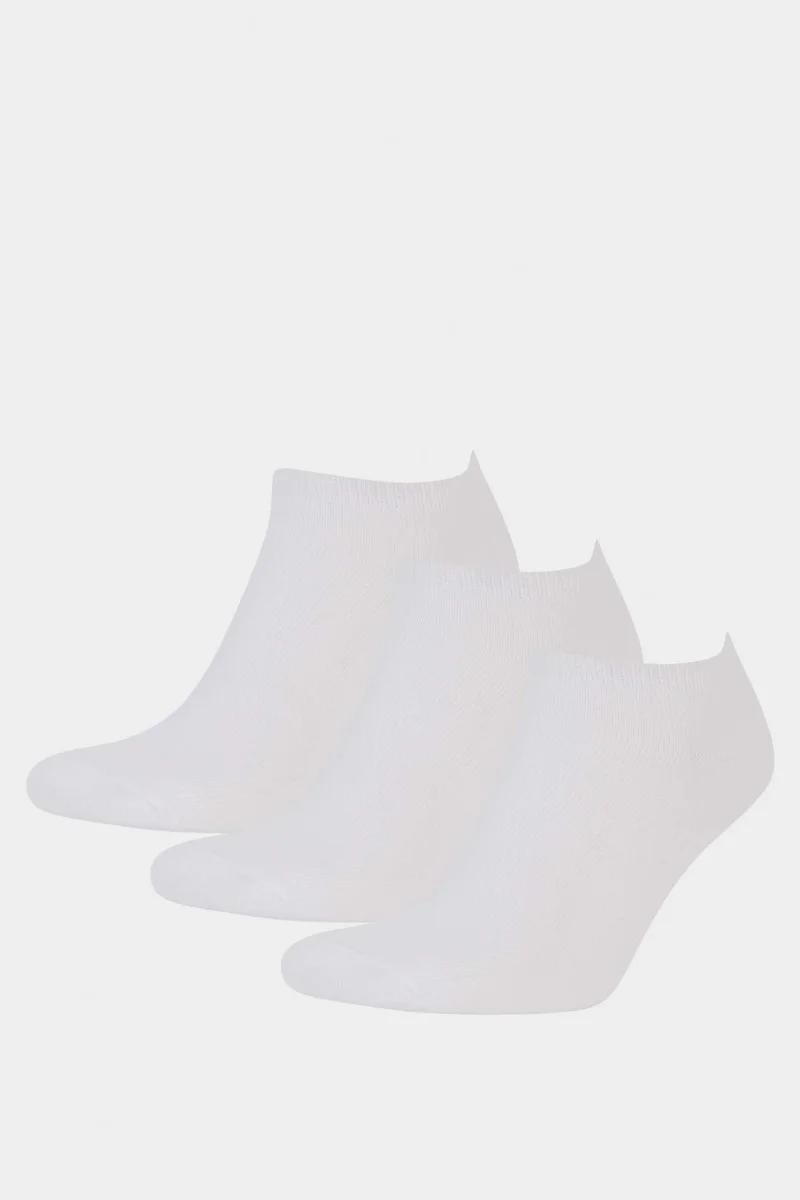 Woman 3 Piece Cotton Ankle Socks