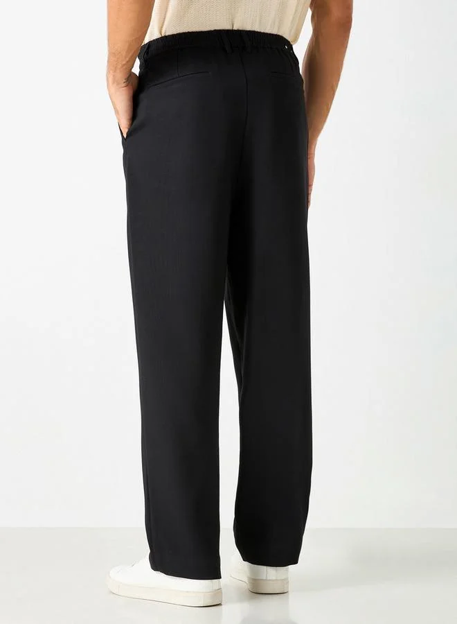 Iconic Iconic Relaxed Fit Trousers with Pockets