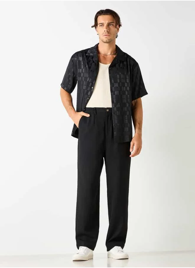 Iconic Iconic Relaxed Fit Trousers with Pockets