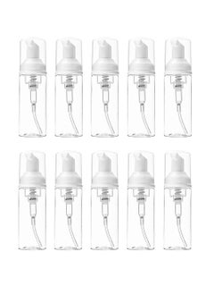 JIUZHU Foam Pump Bottle 10 Pcs 2oz Foaming Soap Pump Dispenser & BPA Free for Cleaning, Travel, Cosmetics Packaging, Hand Soap Foaming, Wash Eyelashes，Shampoo  - Image 1