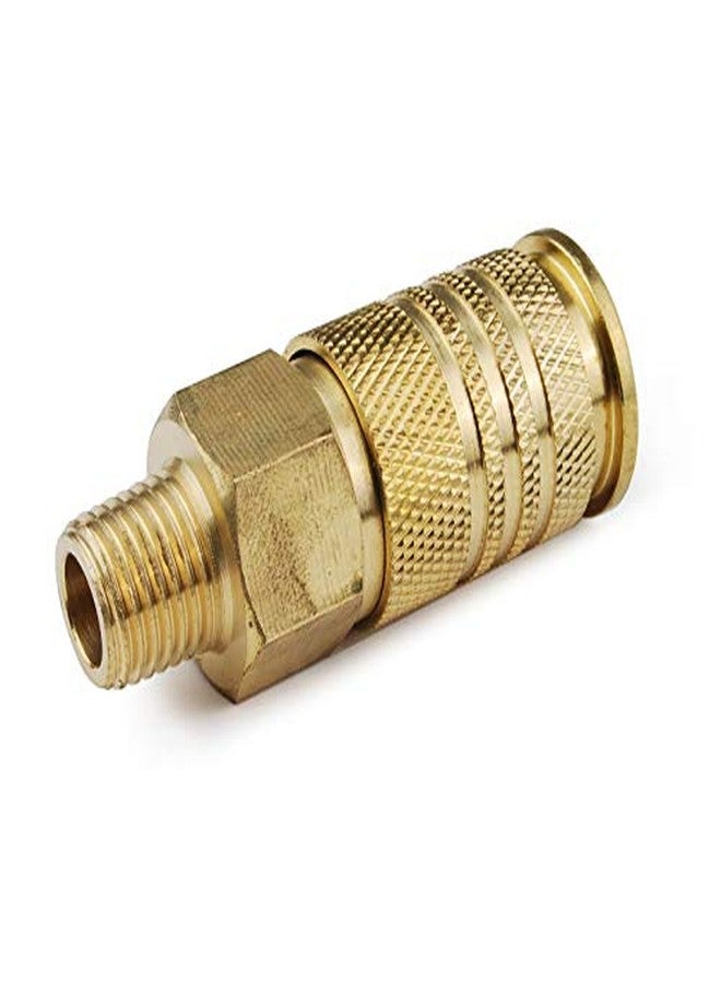 Primefit UC1414MB6-B10-P 1/4-Inch 6-Ball Brass Male Universal Coupler Contractor Pack, 10-Piece - Image 3