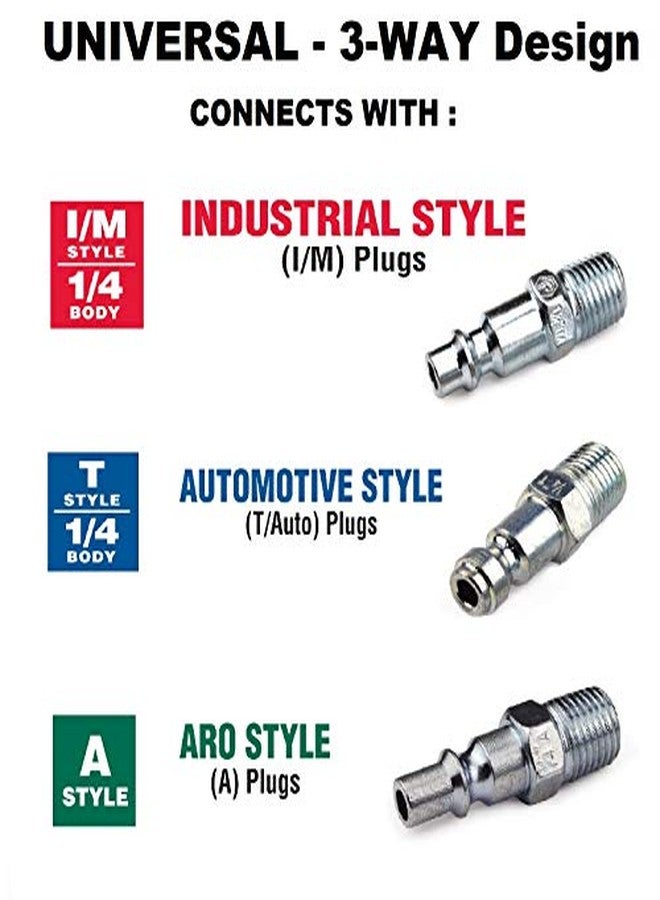 Primefit UC1414MB6-B10-P 1/4-Inch 6-Ball Brass Male Universal Coupler Contractor Pack, 10-Piece - Image 4