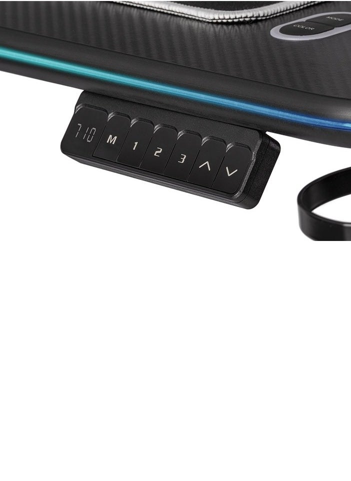 Thermaltake - GT120 RGB Gaming Desk - 64.9" Width, Adjustable Height (27.5" to 43.3"), Full-Surface Mouse Pad, RGB Lighting, Cable Management, Maximum Load 330 lbs, Sturdy Build, TT RGB Plus Compatibility | GGD-GTM-BKEIRX-01 - Image 1