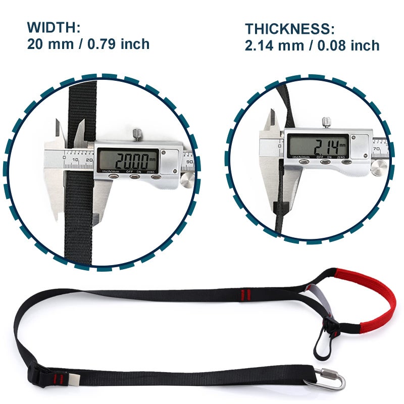 WILDKEN Adjustable Climbing Ascender Sling Foot Loop Ascender Webbing Sling for Outdoor Mountaineering, Rock Climbing, Expedition, Caving, Rescue and Aerial Work - Image 5