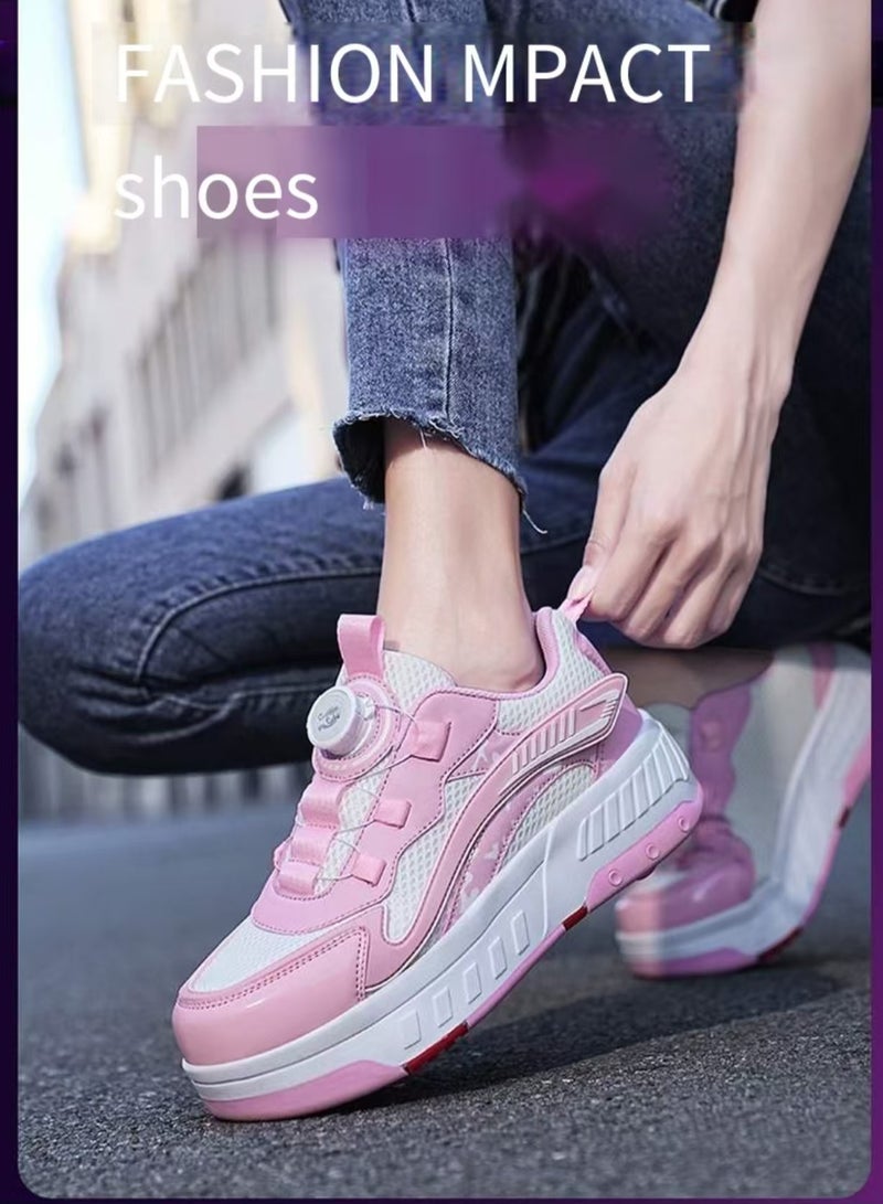 Loquat New sports shoes with wheels, roller skates - Image 3