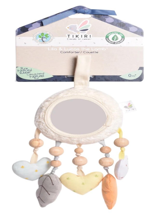 Tikiri Bahbah The Lamb Baby Mobile with Fabric Hearts, 1 EA - Image 4