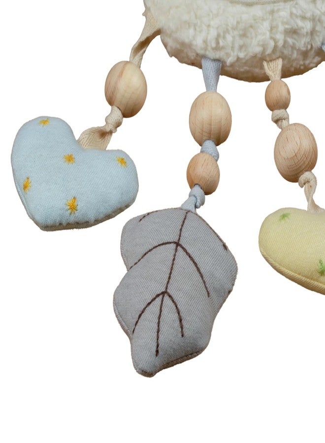 Tikiri Bahbah The Lamb Baby Mobile with Fabric Hearts, 1 EA - Image 3