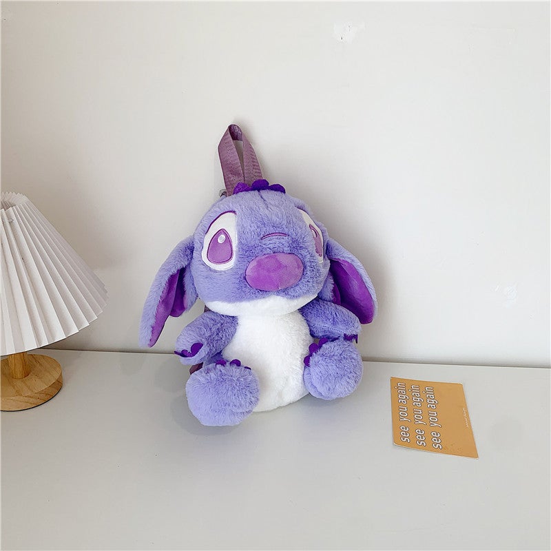 Small Stuffy Plush Cartoon Backpack Girls Cute Ins Shoulder Crossbody Bag Parent-Child Gift - Image 1