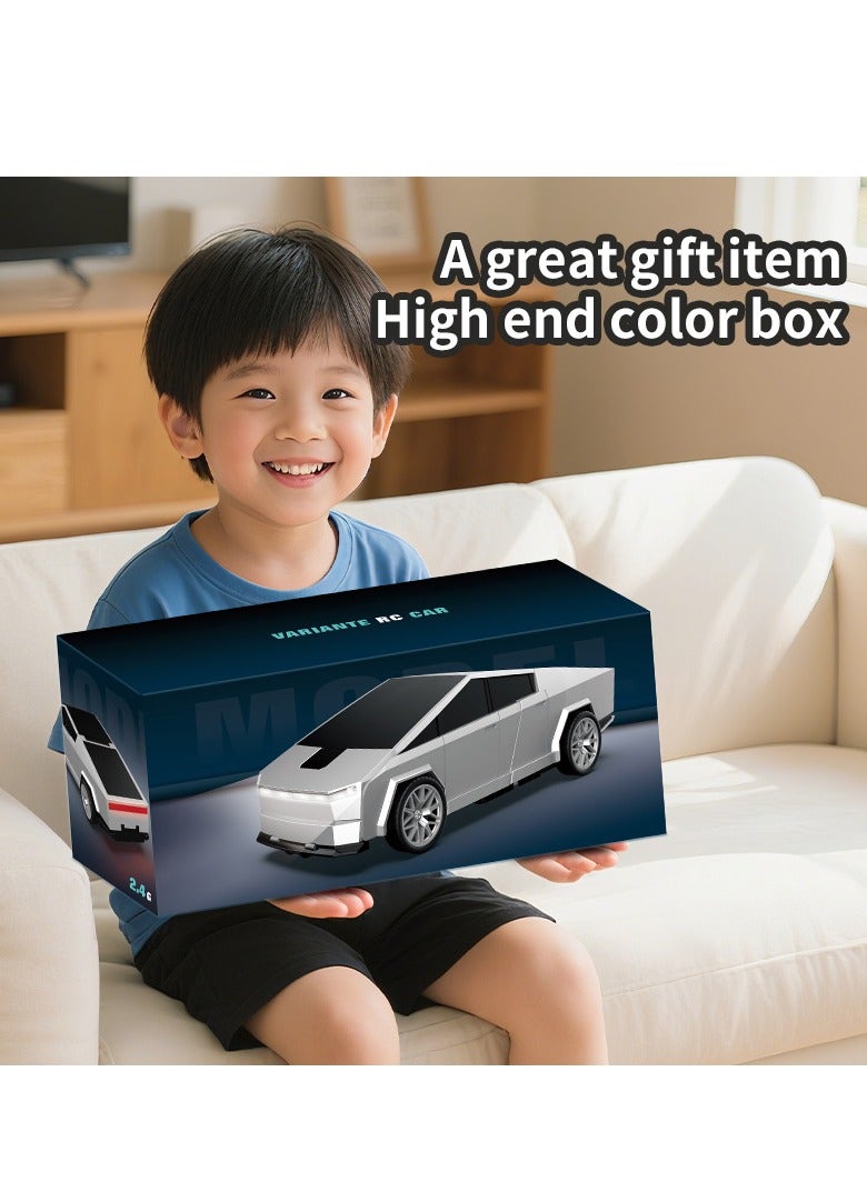 يوكا سيارة تحكم عن بُعد للأطفال، لعبة روبوت وسيارة 2 في 1 للهوايات وأعياد الميلاد، بمقياس 1:18 مع زر واحد للتحول، لعبة تحويل سيارة للأطفال من عمر 5 إلى 12 سنة، سباقات للأولاد والبنات (ألوان السايبربانك) - Image 4