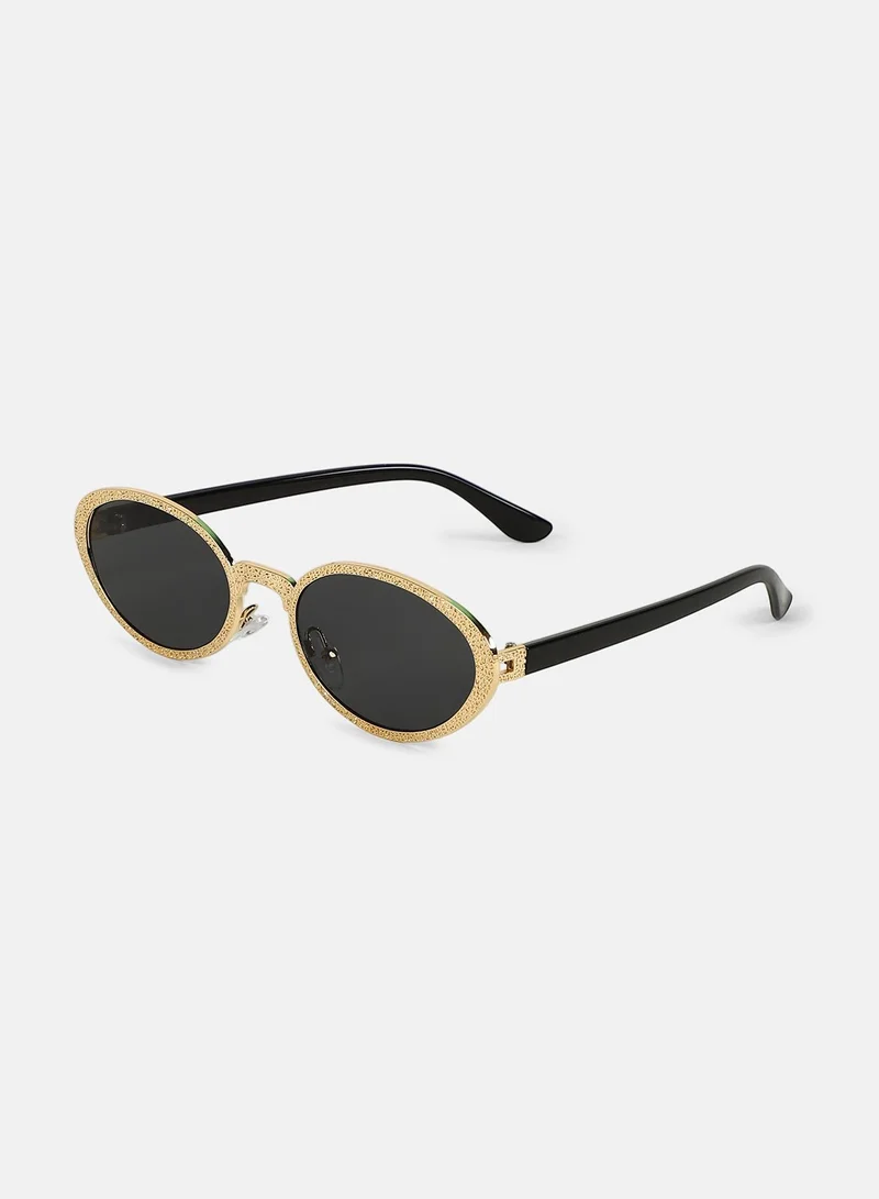 Haute Sauce  Polarized Full Rim Oval Sunglasses For Women  | Best Price UAE