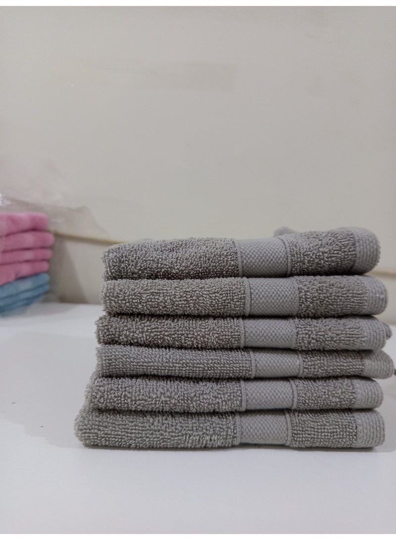 TM Home 30*30 Luxury Hotel Towels  – 100% Egyptian Cotton – Soft, Absorbent, and Durable - Image 2