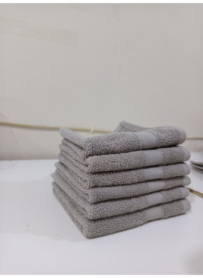 TM Home 30*30 Luxury Hotel Towels  – 100% Egyptian Cotton – Soft, Absorbent, and Durable - Image 1