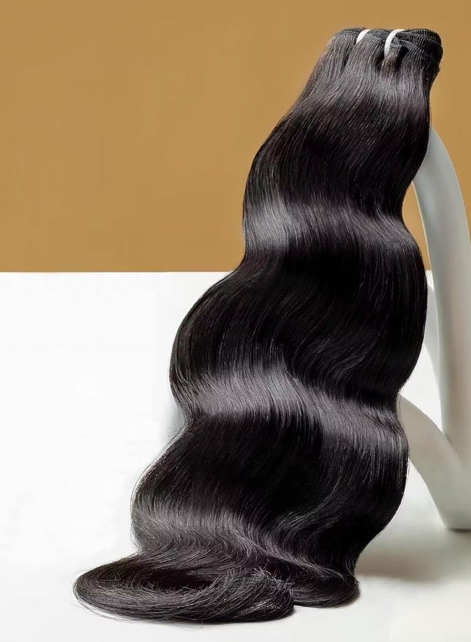 Triippy حزم شعر بشري خام TRIIPPY فردية، عمر ثلاثي أطول من حزمة الشعر العذراء العادية، تبقى ناعمة وسلسة بعد عدة غسلات، رقم 1 في مبيعات الشعر الخام، 100% شعر كمبودي حزم تموج الجسم (24 بوصة) - Image 1