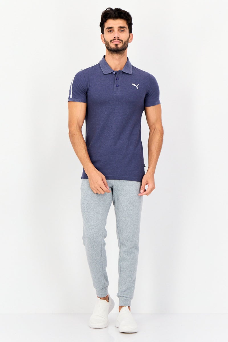 PUMA Men Sportswear Fit Short Sleeves Outdoor Polo Shirt, Navy - Image 3