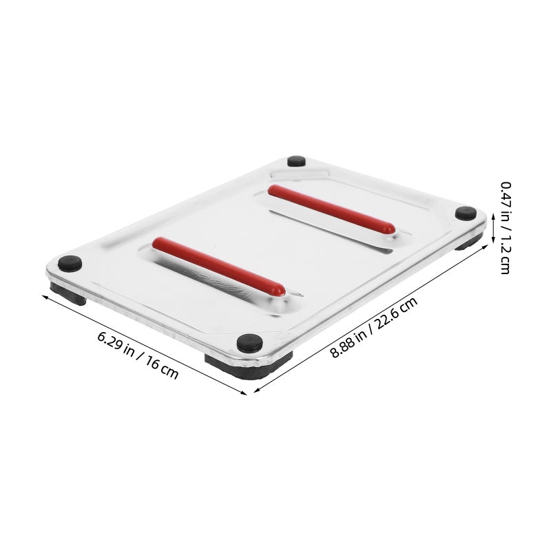 2Pcs Metal Insulation Iron Pad Heatproof Protective Mat for Household Ironing - Image 2