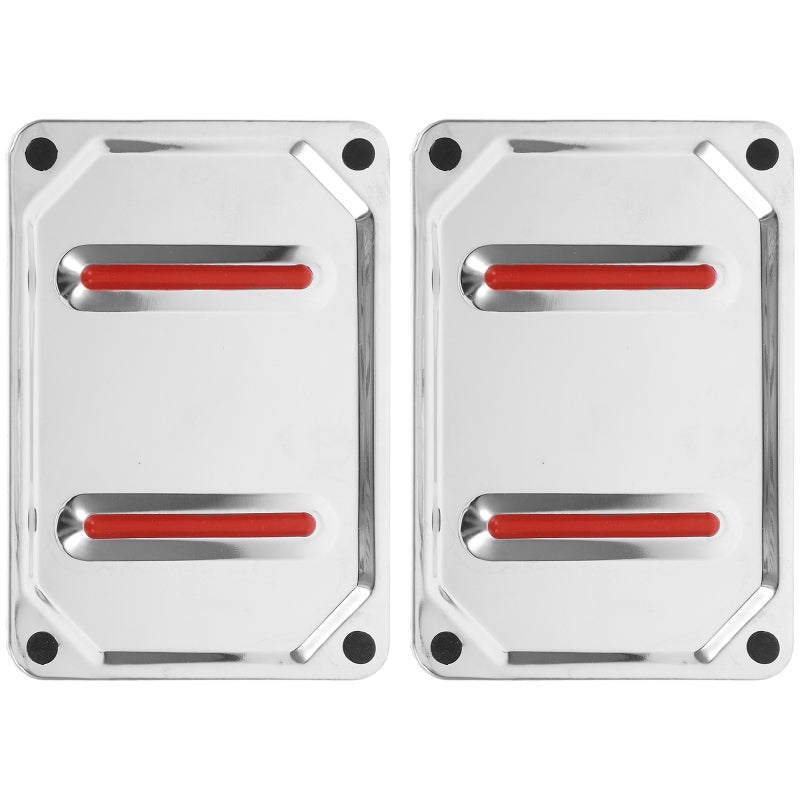2Pcs Metal Insulation Iron Pad Heatproof Protective Mat for Household Ironing - Image 1