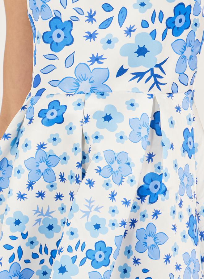 ستايلي فستان ميدي بطبعة زهور - Image 4