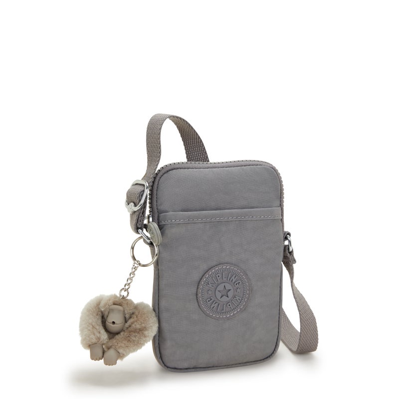 kipling Tally Inviting Grey Phone Bag - Image 4
