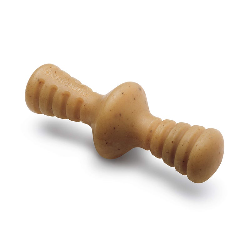 Benebone Zaggler Rolling Dog Chew Toy for Aggressive Chewers, Real Chicken, Made in USA, Medium - Image 1