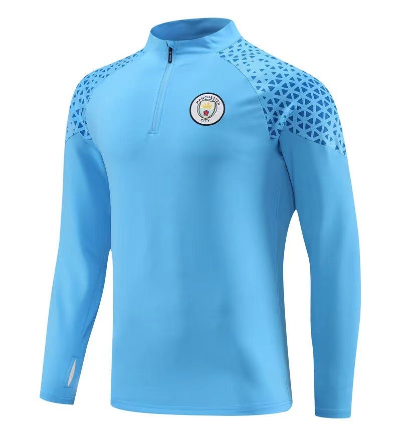 Long Sleeve Soccer Training Suit for Men Black pants - Image 2