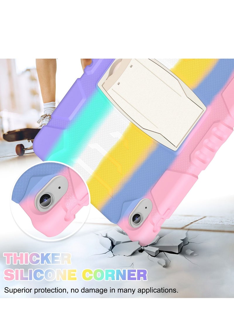 GULFLINK Protective Case Cover with Kickstand for ipad 10th 10.9 inch（A2757/A2777）2022 Colourful Pink  - Image 3