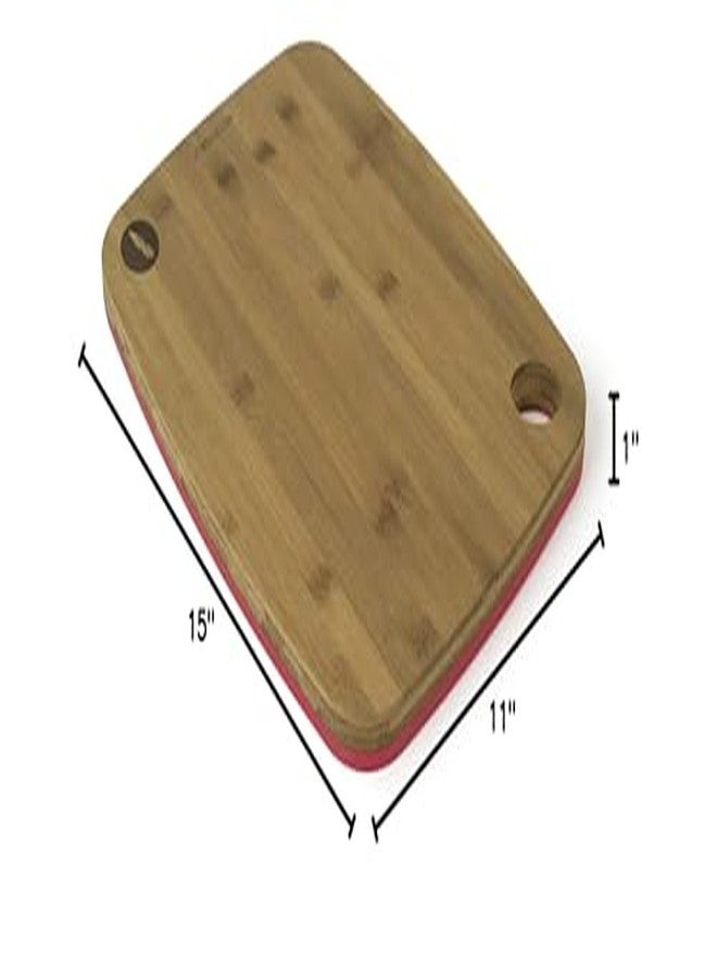 أركيتيك لوح تقطيع قابل للعكس من Architec FlipChop، مصنوع من الخيزران والبلاستيك، مقاس 11 بوصة × 15 بوصة، أبيض (الموديل: FC15W) - Image 4