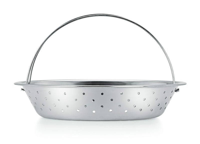 Pristine Stainless Steel Multi Purpose Steamer Set with Glass Lid/Steamer/Modak/Momo Maker with Glass Lid 5qt / 4.7Ltrs, 2 Inner PCS (4 Piece, Silver) - Image 5