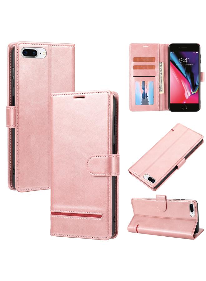 Classic Wallet Flip Leather Phone Case For iPhone 7 Plus / 8 Plus