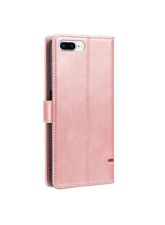 Classic Wallet Flip Leather Phone Case For iPhone 7 Plus / 8 Plus