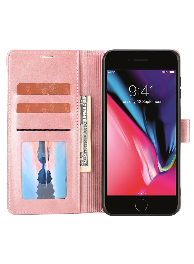 Classic Wallet Flip Leather Phone Case For iPhone 7 Plus / 8 Plus