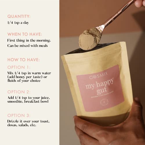 Cosmix My Happy Gut Chai Latte | For Improved Digestion & Overall Gut Health | Zero Refined Sugar, No Preservatives | Plant Based | Just add water & Enjoy (200g Pack of 1) - Image 4