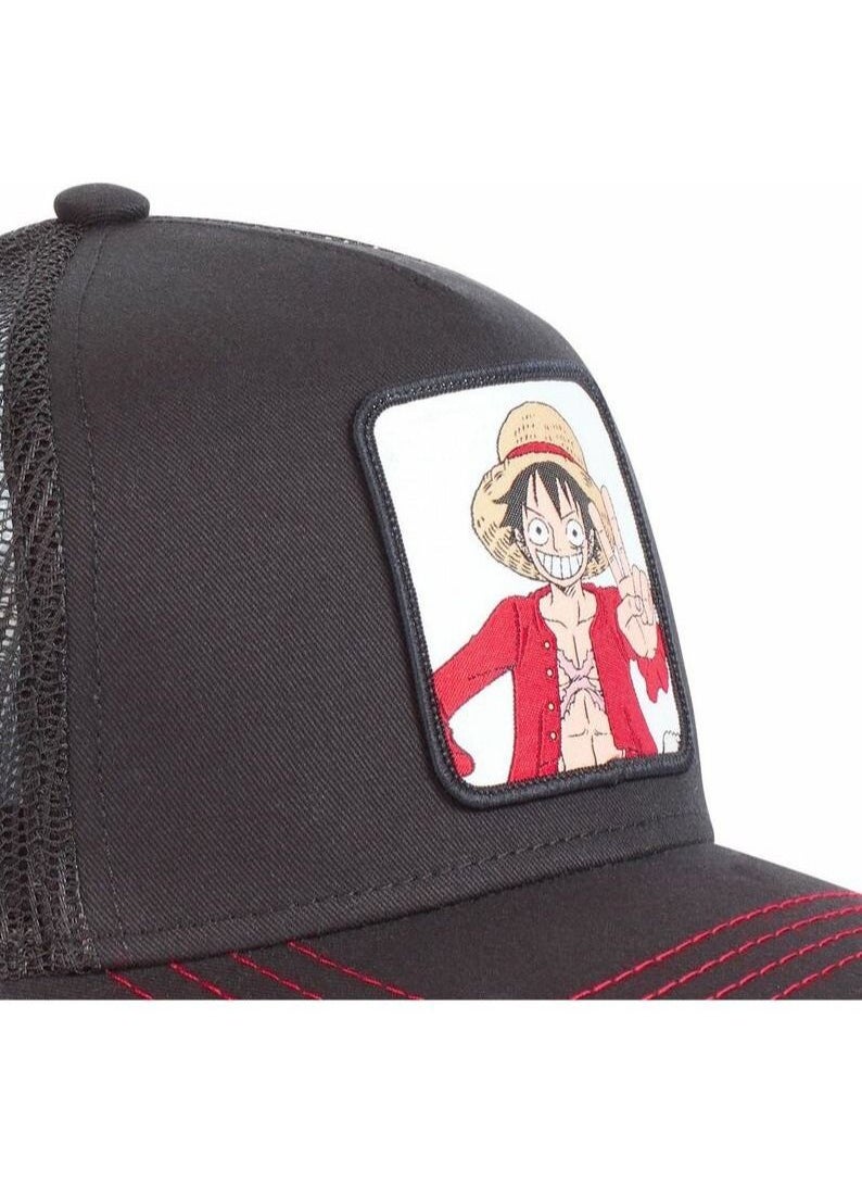 Generic - One Piece Luffy Summer Cartoon Baseball Cap Mesh Hat - Image 1