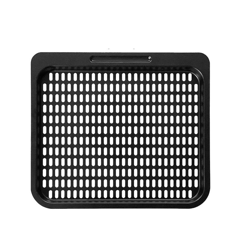 10x9inch Square Air Fryer Crisper Plate Cooking Tray Removable for Instant Vortex Plus10 Qt Nonstick Air Fryer Tray Grill Pan Replacement Parts for PowerXL Chefman Innsky CROWNFUL 106Qt