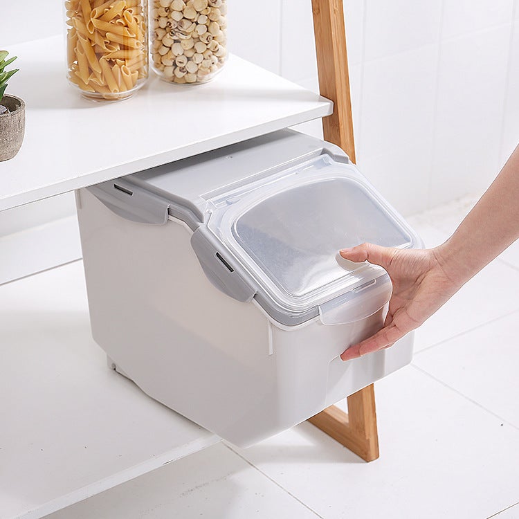 Dog Food Box Sealed Storage Bucket Cat Food Box Dog Food Bucket Moisture-Proof Rice Bucket Coarse Grains Rice Box Pet Food Storage Bucket - Image 5