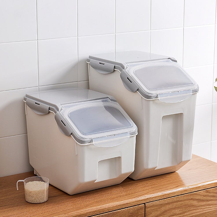 Dog Food Box Sealed Storage Bucket Cat Food Box Dog Food Bucket Moisture-Proof Rice Bucket Coarse Grains Rice Box Pet Food Storage Bucket - Image 3