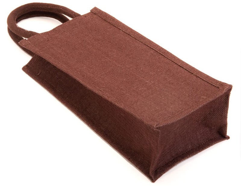hb+ Jute Water Bottle Bag - This Jute Bottle Bag can be Given as a Gift Bag or can be Used as Wine Bottle Gift Bag/Bottle Carry Bag/Water Bottle Cover (Brown) - Image 3