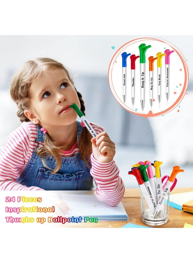 ووانجر أقلام ملهمة، أقلام شكر، هدايا تقدير للموظفين، أقلام حبر جاف، أقلام تحفيزية للتخرج، طالب، معلم، ممرضة، هدية تقدير لزملاء العمل (24 قطعة) - Image 5