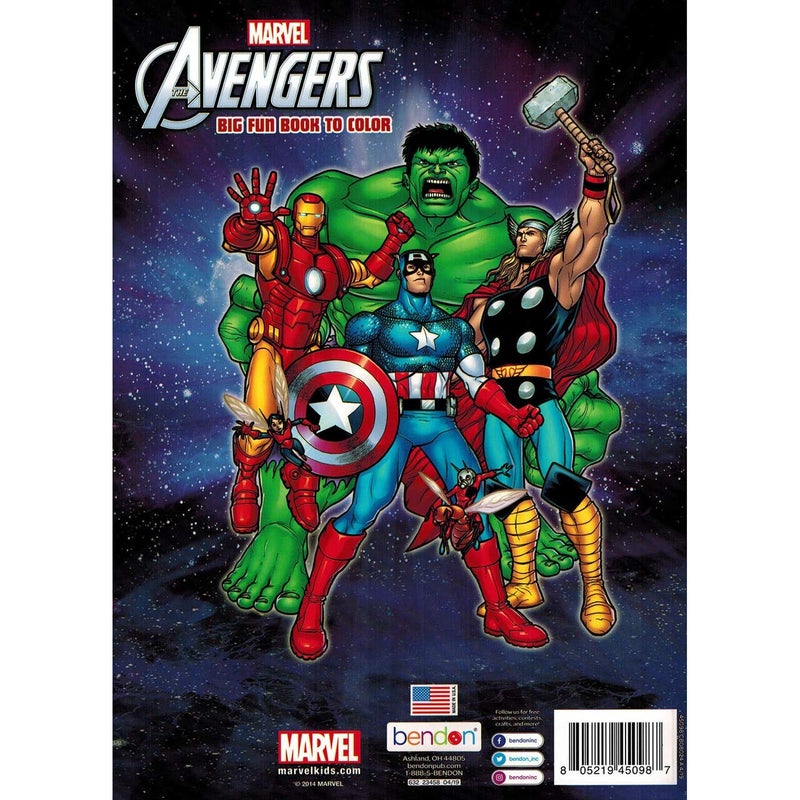 Marvel Avengers Big Fun Book to Color - 80 Pages - Image 2