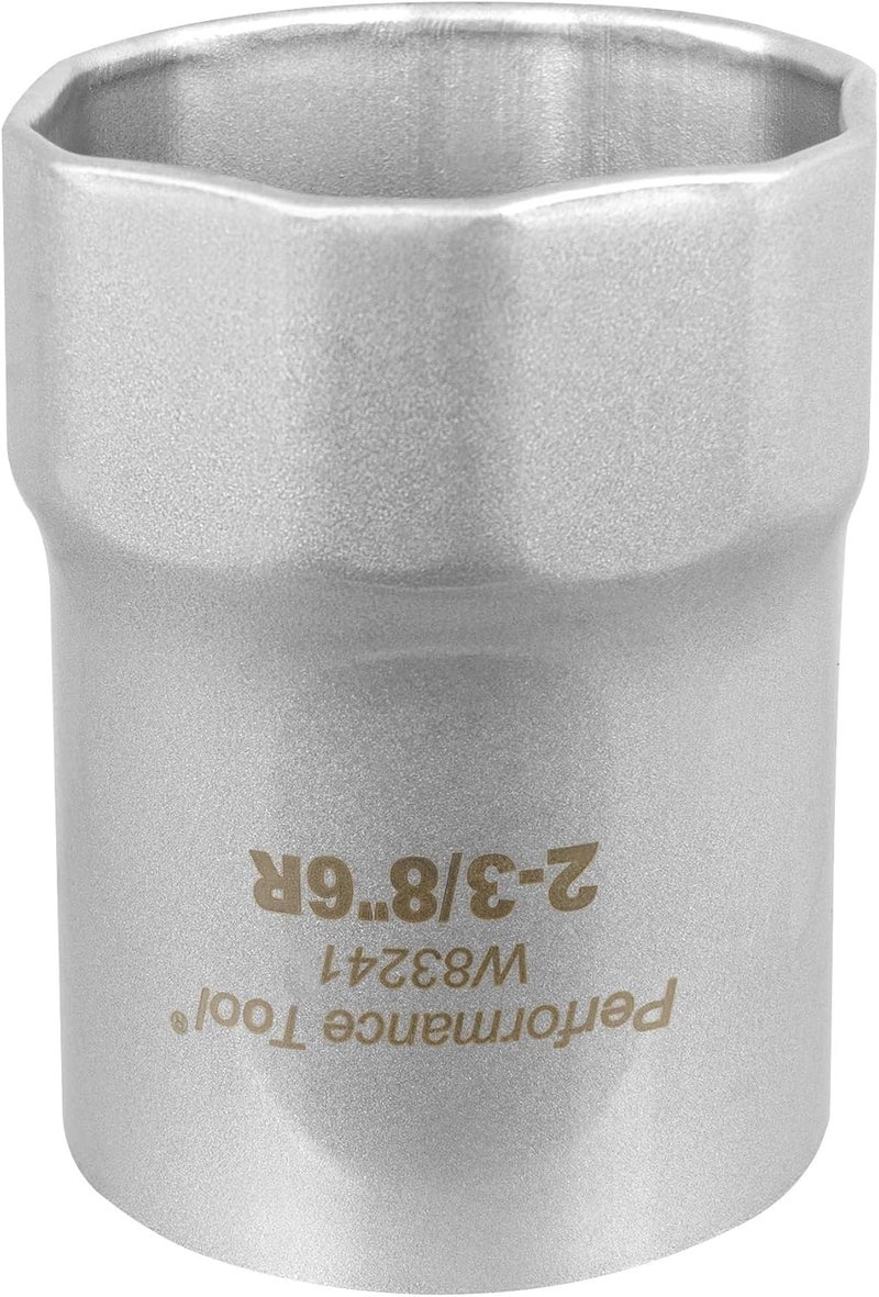 Performance Tool W83241 1/2 Drive Rounded Lock Nut Socket, 2-3/8-Inch Used on Ford Explorer, Ranger and Bronco II with Automatic Hubs - Image 1