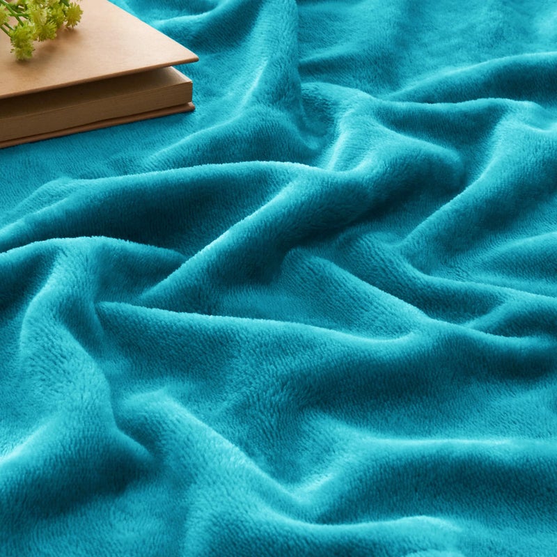 بيديليت بطانية صوف بيدليت بطانية توأم بلو بيرد رمي بطانيات للأريكة والسرير 300GSM الفاخرة بطانية غامضة دافئة 60x80 بوصات فائقة ناعمة دافئة خفيفة الوزن رمي بطانية للتخييم السفر - Image 3