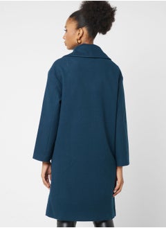 Wallis Button Detail Coat  - Image 2
