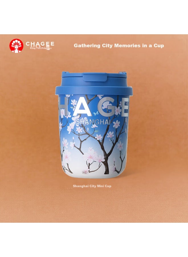 Chagee Shanghai City Limited Mini Insulated Cup Tea Cup Coffee Mug 316 Stainless Steel Birthday Gift For Women - Image 1