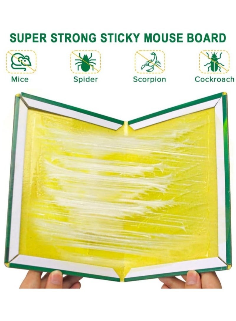 rocooart 6-Pack Mouse Rat Glue Trap, Strongly Adhesive Sticky Glue Traps for Mice, Mouse Sticky Traps - Image 3