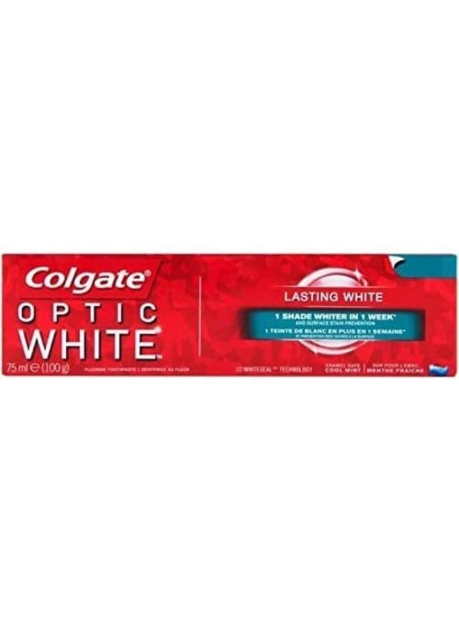 Colgate Optic White Lasting White Whitening Toothpaste, 75ml