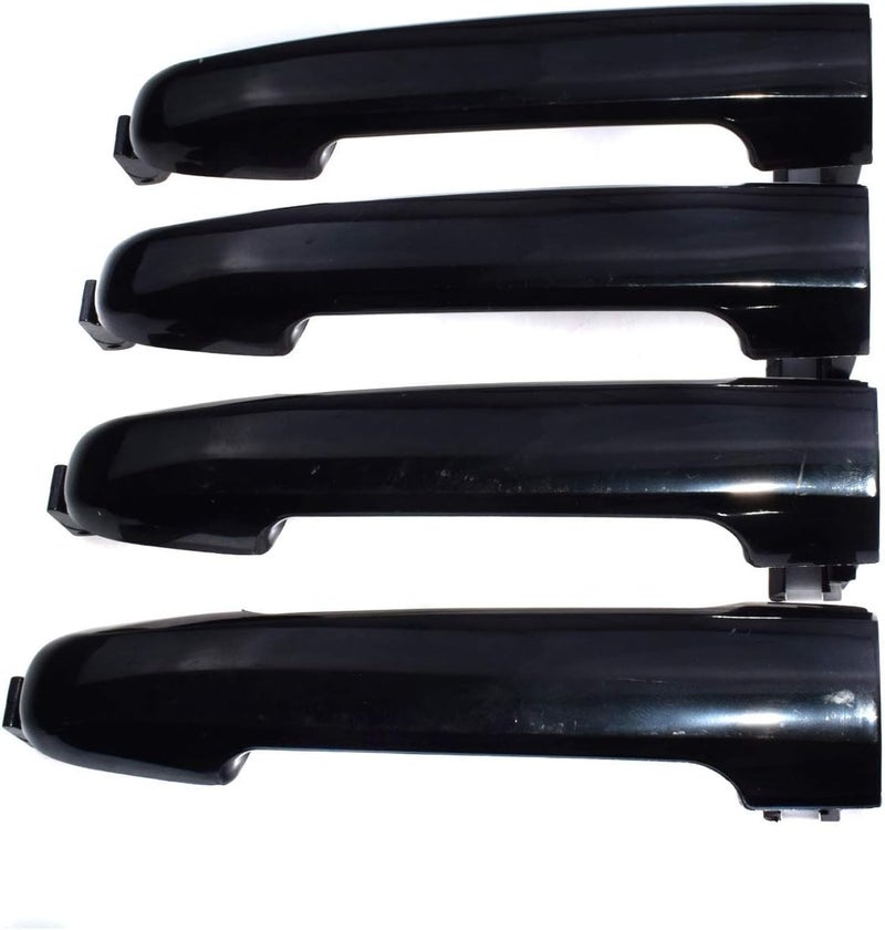 QASULER Black Exterior Door Handle Set for Hyundai Sonata - Image 3