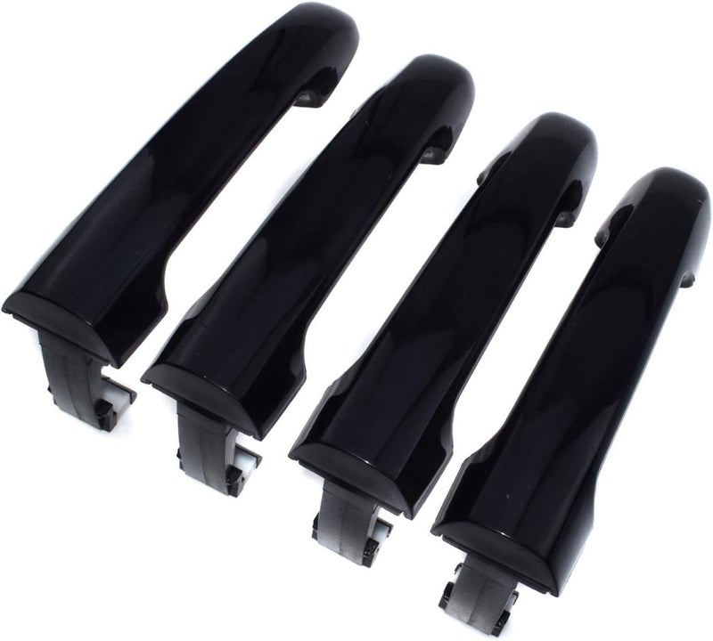 QASULER Black Exterior Door Handle Set for Hyundai Sonata - Image 2
