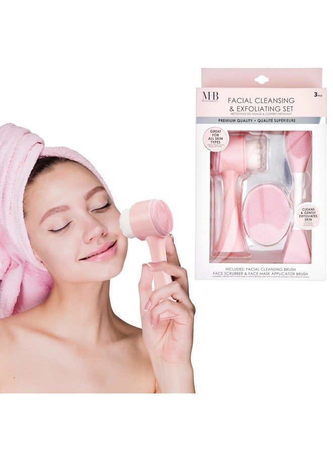 Expressions 3Pc Facial Cleansing & Exfoliating Setcomplete Face Cleanser Collection - Image 2