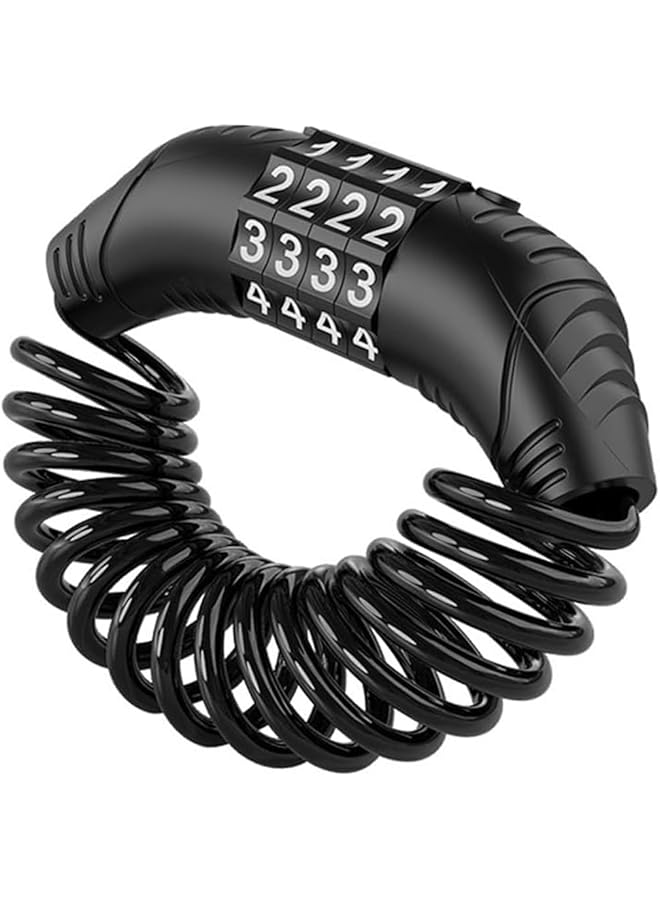 KASTWAVE Motorcycle Helmet Lock & Security Cable, Security Pin Locking Chain, Bike Cable Lock Universal, Suitable For Bike Helmet, Jacket, Cabinets & Luggage - Image 1