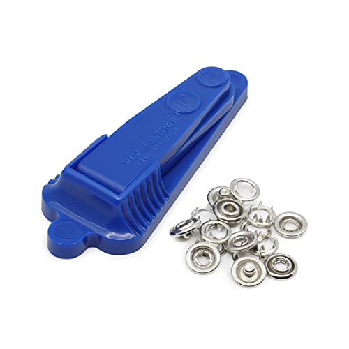 Dritz 16K Snap Fasteners "Easy Attacher" Kit, Size 15 (3/8-Inch) & Size 16 (7/16-Inch) Nickel - Image 4