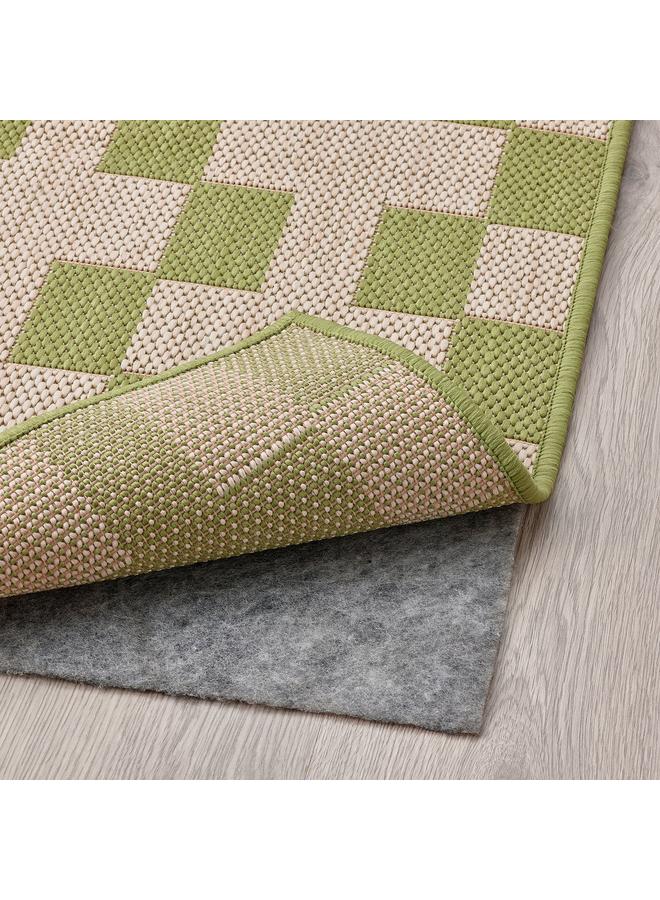 erorex Kitchen mat, flatwoven green/off-white, 80x200 cm - Image 3